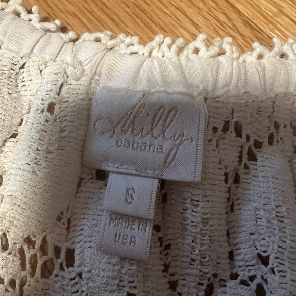 Milly Cabana Beach Lace V-Neck Dress Size Small - Picture 5 of 8